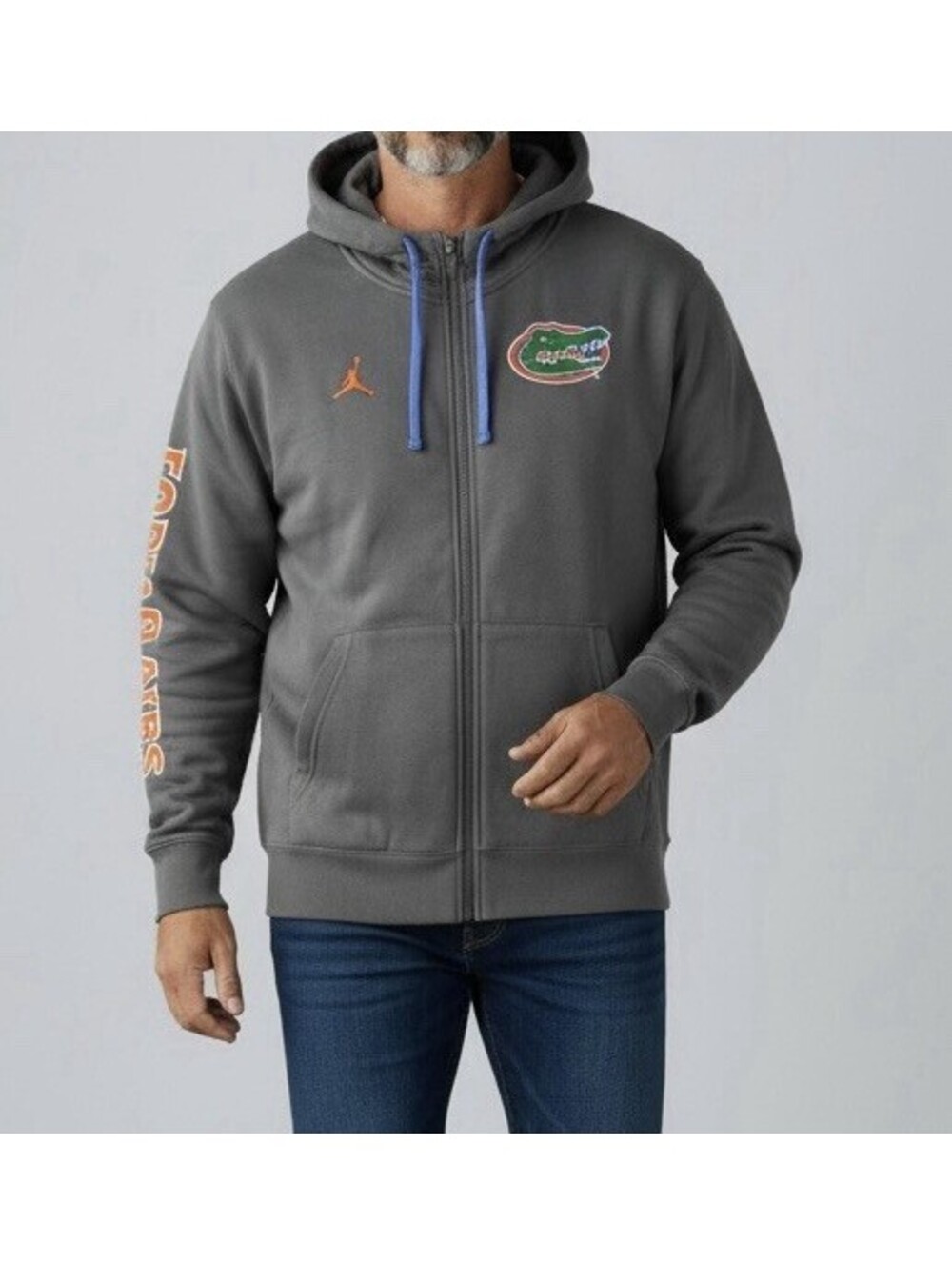 NEW Jordan Florida Gators College Hoddie Gray XXL